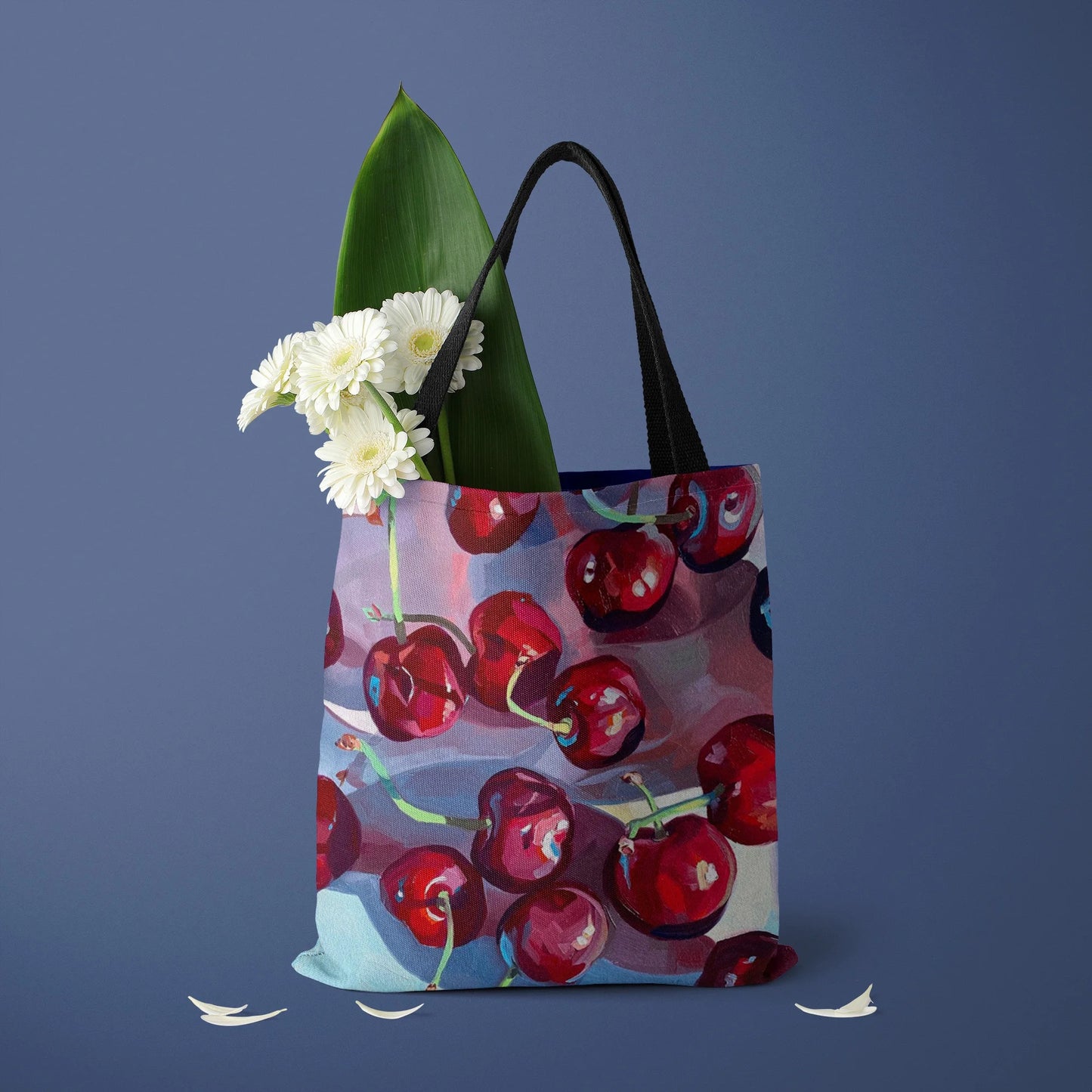 Artistic Fruit Printed Canvas Bag