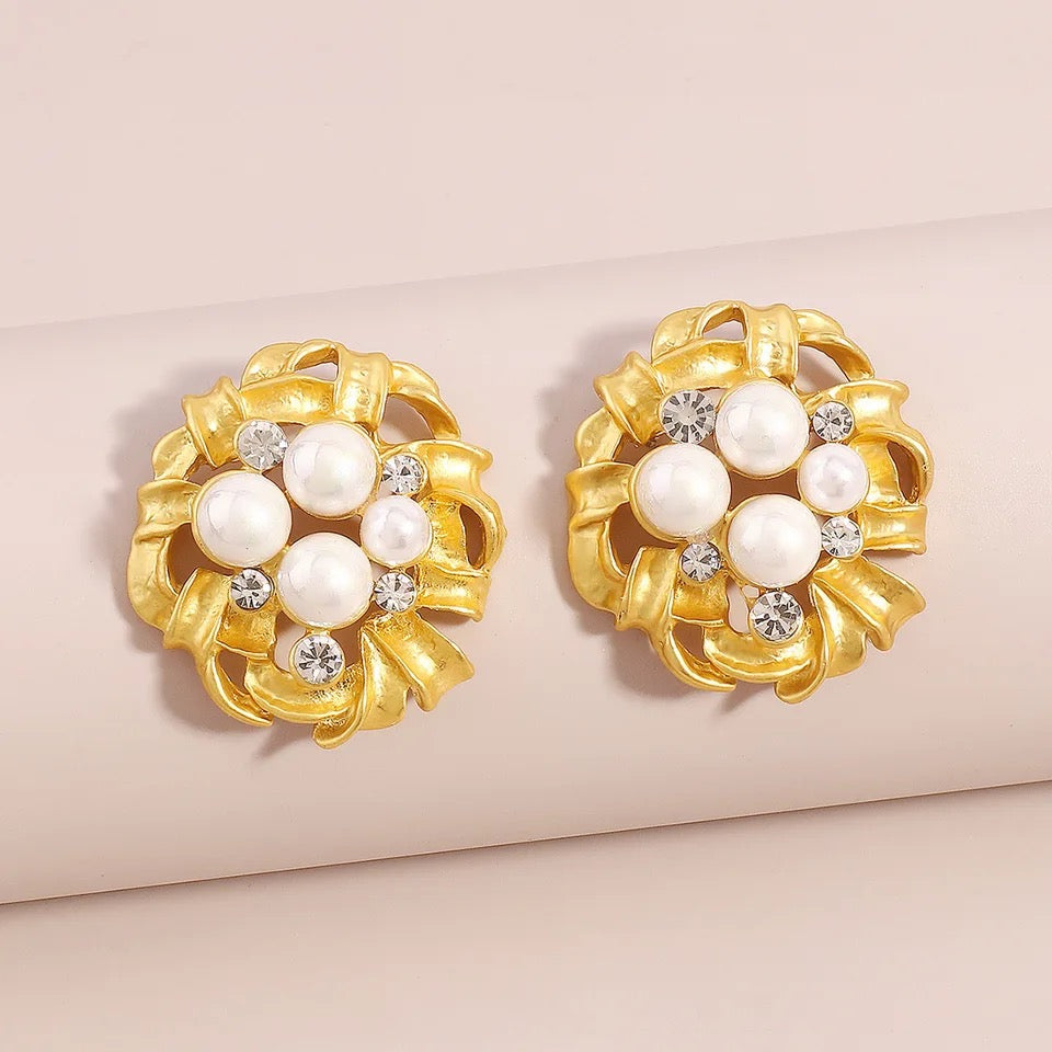 French Style Stud Earrings