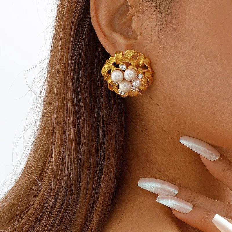 French Style Stud Earrings