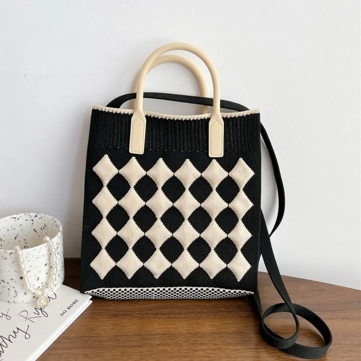 Handmade Knit Shopping Bags