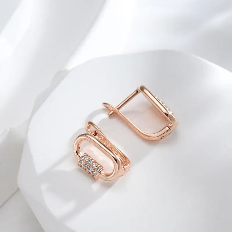 Rose Gold Earrings