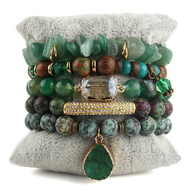 Bohemia Beaded Bracelets Set