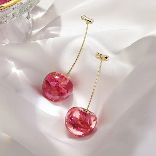 Red Cherry Earrings