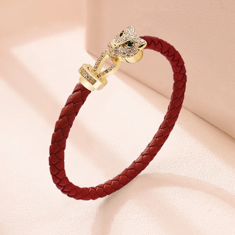 Exquisite Cheetah Zircon Bracelet