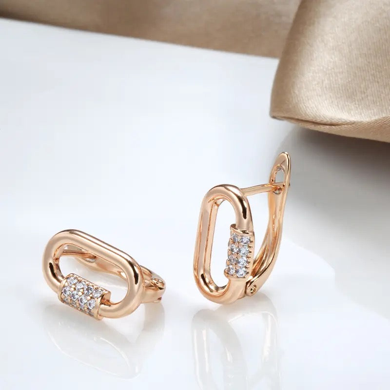 Rose Gold Earrings