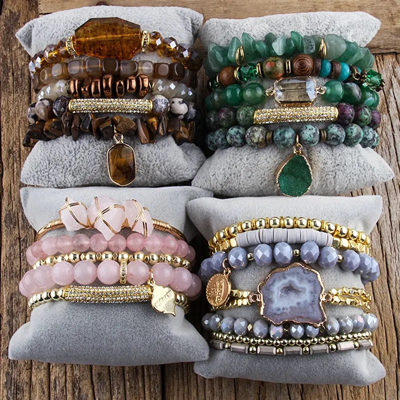 Bohemia Beaded Bracelets Set