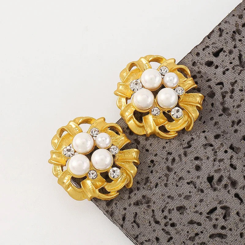 French Style Stud Earrings