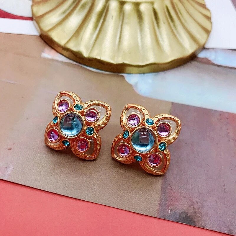 Vintage Clover Earrings