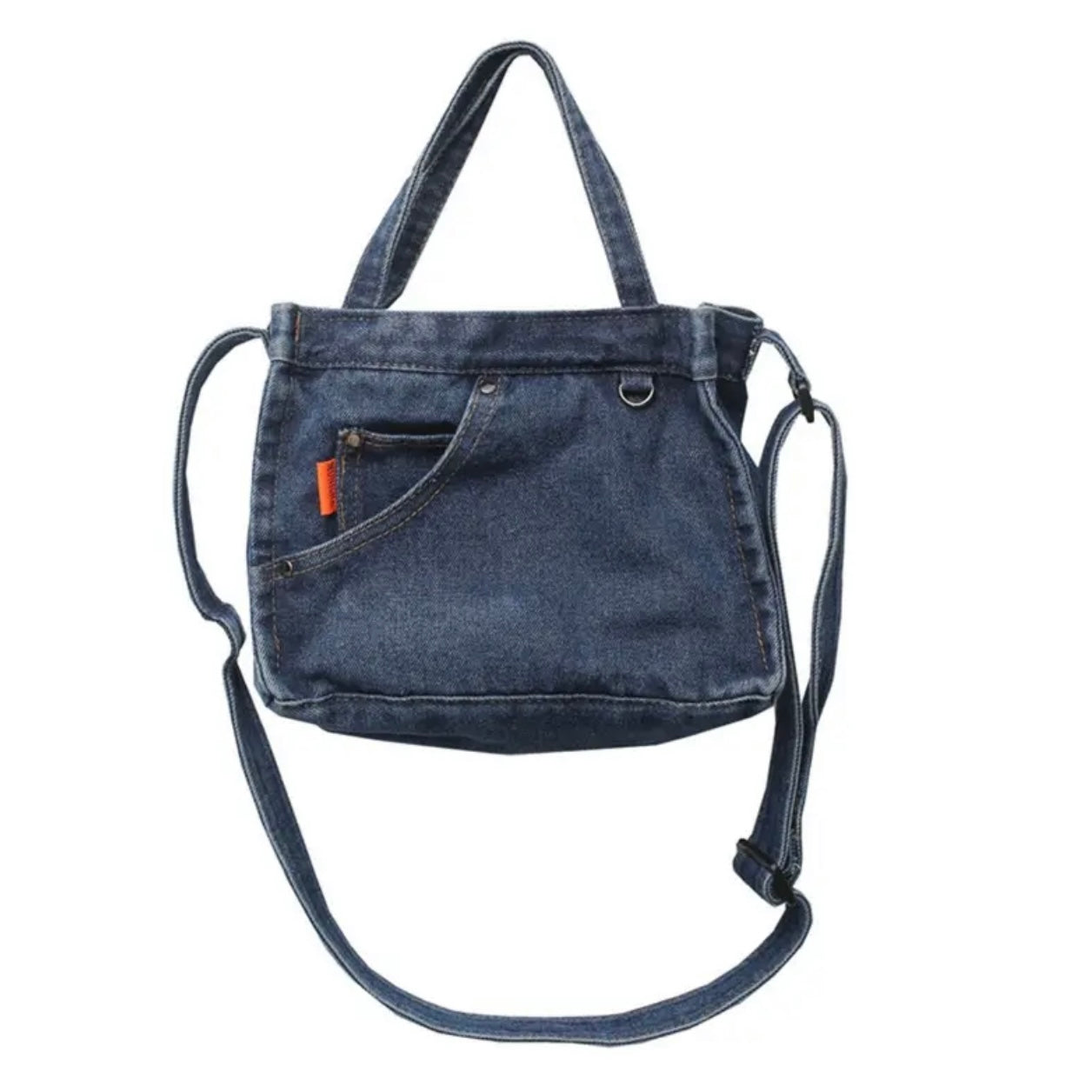 Denim Cloth Women Little Shoulder Bag