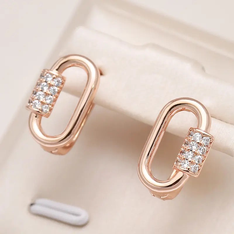 Rose Gold Earrings