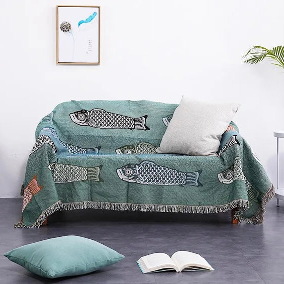 Carp Sofa Blanket