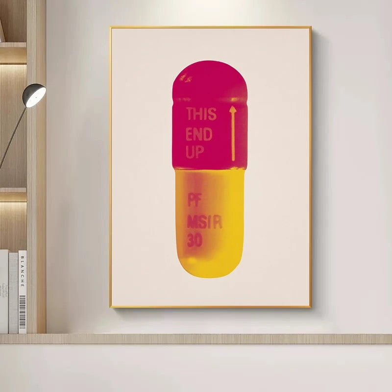 Pill Posters Canvas Painting