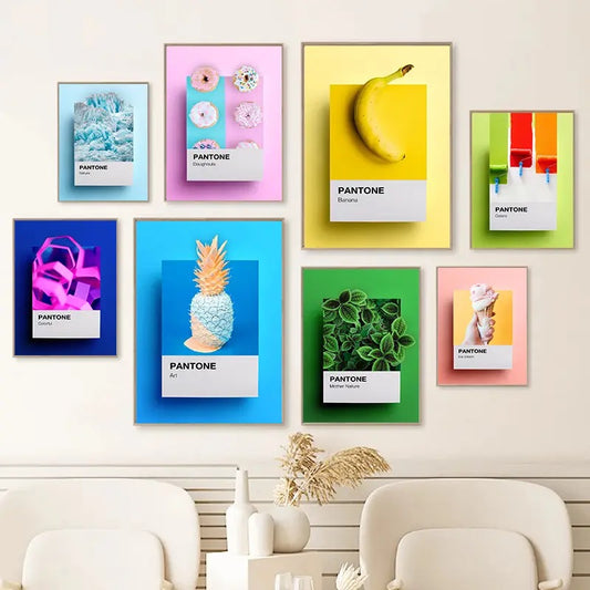 Pantone Painting Art For Room Home